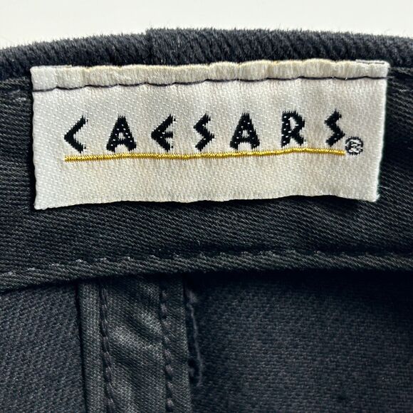 Vintage Caesars Palace Magical Empire Hat Baseball Cap 90s Las Vegas USA Black - Picture 9 of 10